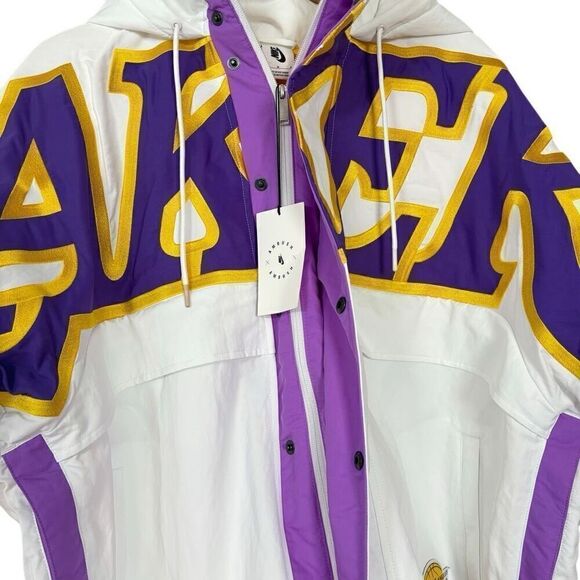 Nike x AMBUSH Los Angeles Lakers Kobe Bryant Sz M Water Repellent Coat Jacket ne - Picture 12 of 14